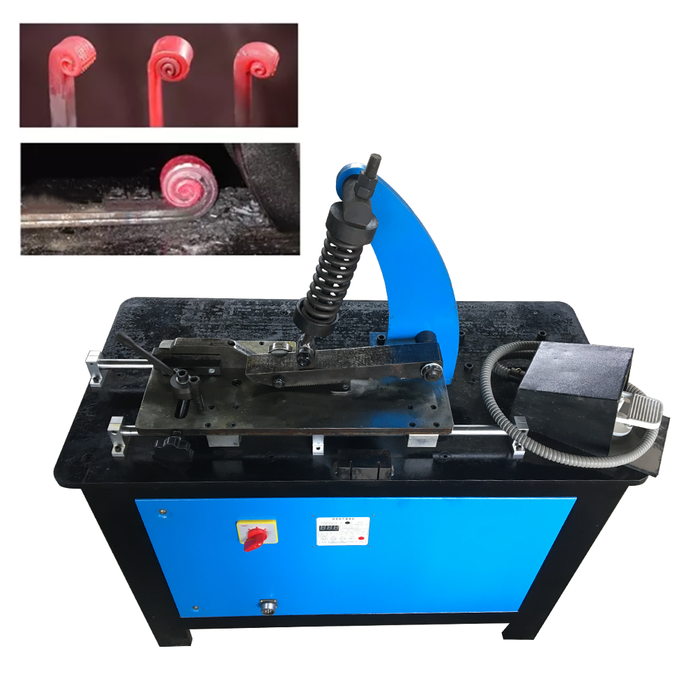 Automatic blacksmith coil rolling machine