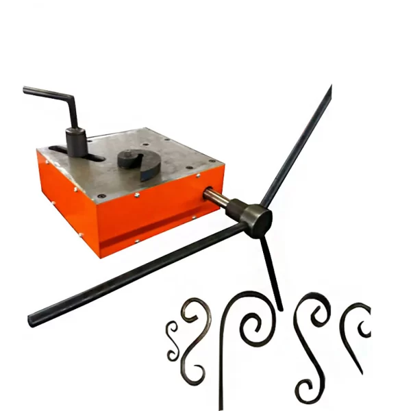 Профессиональный ручной инструмент для гибки металла с 12 наборами бесплатных штампов для кованого железа