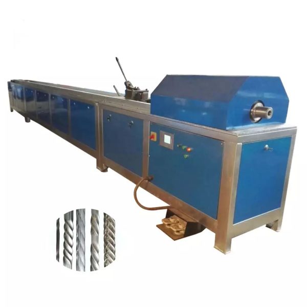 Wrought iron tube twisting machine for steel pipe